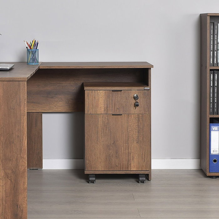 Hanah Home Rms-320-Oo-1 Escritorio de estudio en Nogal Hanah Home Rms-320-Oo-1 Escritorio de estudio en Nogal